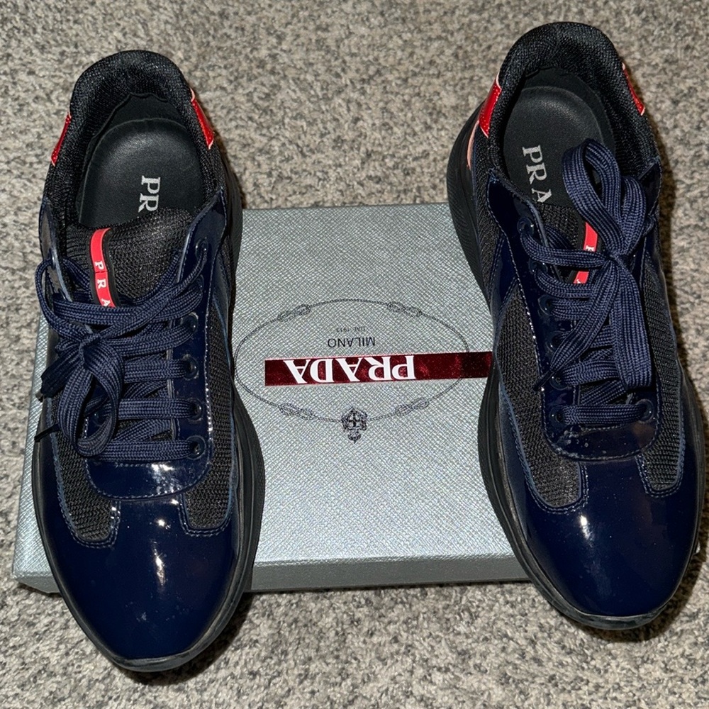 Prada Men's Navy Size 9(Authentic)
